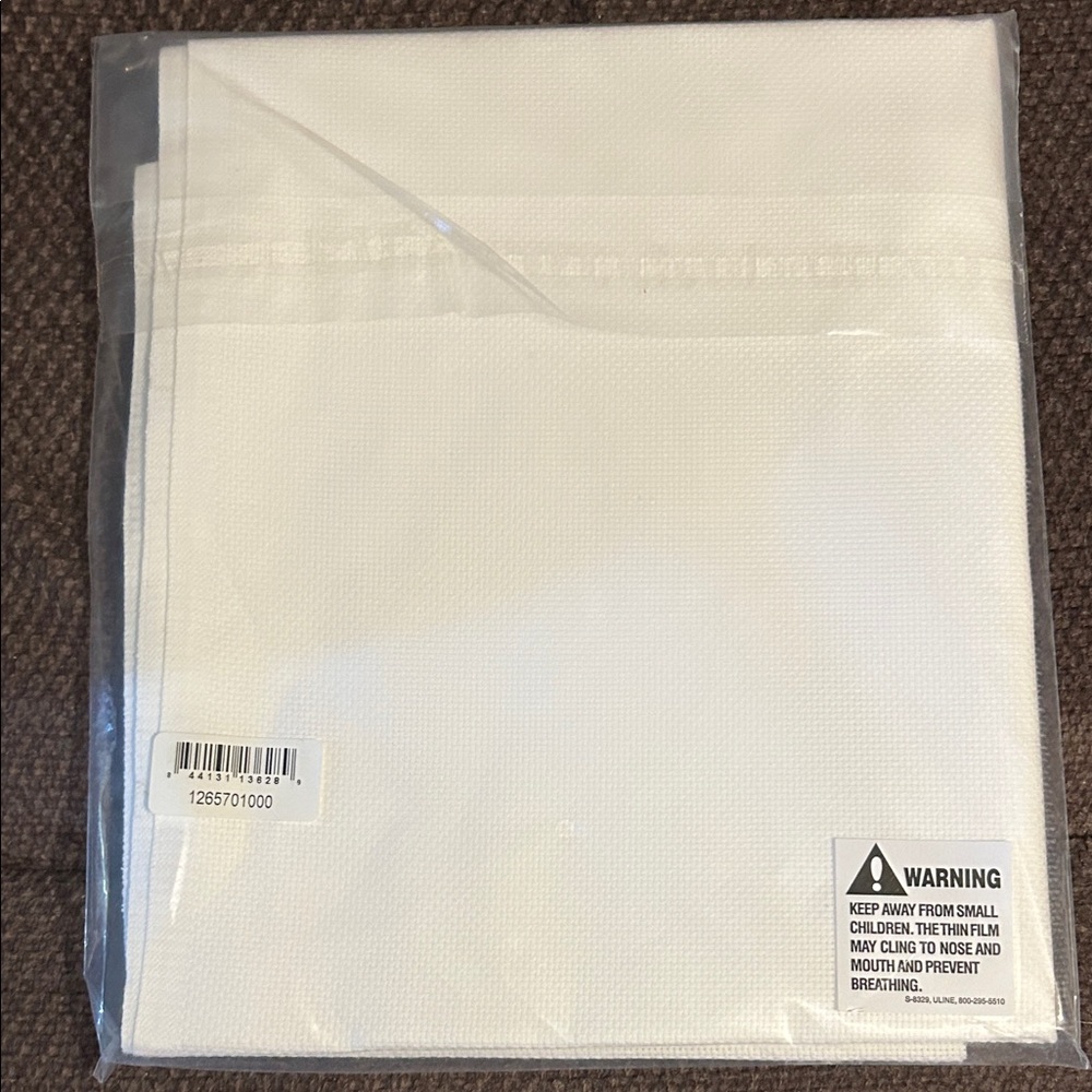 New 14 count Aida cloth for needlepoint
2 yds (28 in. Wide)
Never opened package